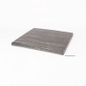 plateau de table chr pas cher stratifié motif palissade gris