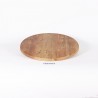 plateau de table stratifié moulé rond werzalit motif planchet