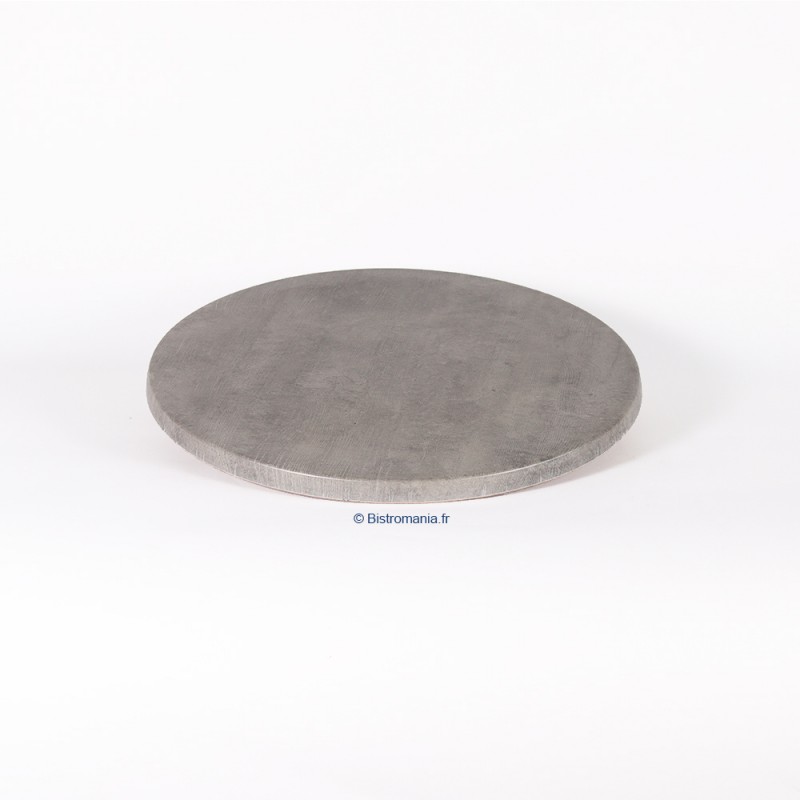 plateau de table stratifié moulé rond werzalit motif city