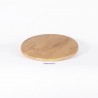 plateau de table stratifié moulé rond werzalit motif indiana