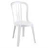 chaise plastique blanche miami empilable pas chère