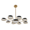 Lustre Bronx style contemporain noir et doré brooklyn