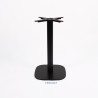 Pied de table ROUNDED - Noir - Base carrée