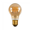 Ampoule décorative vintage LED E27 A60 Ambrée Filament torsade spirale