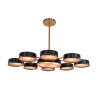 lustre moderne et design bronx 9 lampes