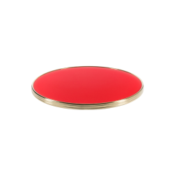 plateau de table bistrot stratifie rouge vermillon werzalit