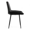 chaise de repas oxford similicuir noir house