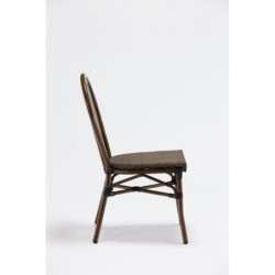 Chaise de terrasse BOULEVARD - Textilène noir