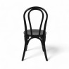 Chaise de restaurant Levis noir assise pleine noir