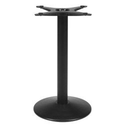 Pied de table Rondo noir en fonte intérieur extérieur