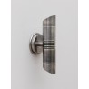 double applique murale extérieure design Invention café hotel restaurant laiton argenté