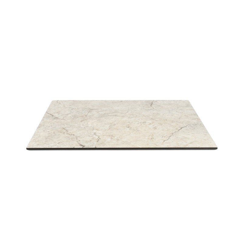 plateau de table compact HPL 12mm imitation pierre Scala pour restaurant chr