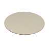 plateau de table compact hum 12 mm rond taupe beige professionnel chr