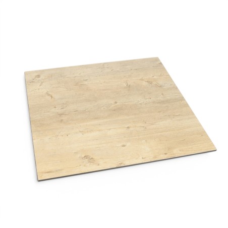 plateau de table compact HPL 12mm décor bois pour restaurant chr