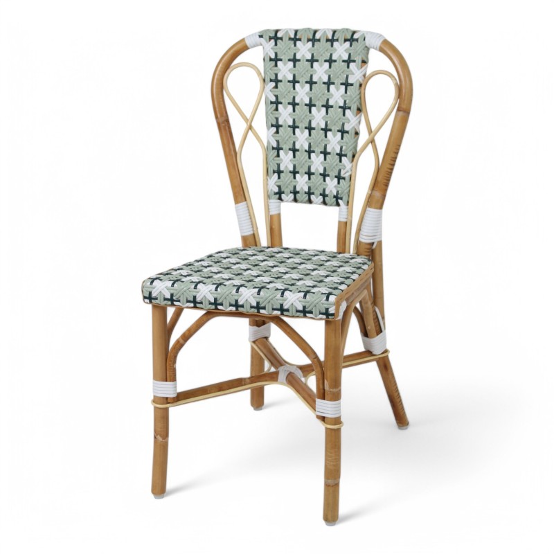 chaise de terrasse parisienne rotin gatti drucker
