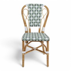 chaise de terrasse parisienne rotin gatti drucker