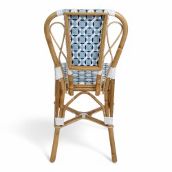 chaise de terrasse parisienne chr piana alu couleur rotin