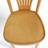 Chaise de bistrot HALLES - Bois naturel