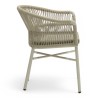 Fauteuil de terrasse CASSIS de couleur beige brique particulier professionnel assise agréable tissu oléfine