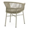Fauteuil de terrasse CASSIS de couleur beige brique particulier professionnel assise agréable tissu oléfine
