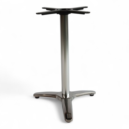 pied de table bistrot ROMA en Aluminium argenté 3 branches pattes de lion. Pied de table central bistrot café parisien pied de table bistrot ROMA en Aluminium argenté 3 branches pattes de lion. Pied de table central bistrot café parisien