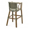chaise pour bébé de terrasse restaurant Bistromania tressage vert blanc extérieur TROCA
