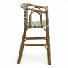 chaise pour bébé de terrasse restaurant Bistromania tressage vert blanc extérieur TROCA