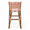 chaise pour bébé de terrasse restaurant Bistromania tressage orange blanc extérieur ALMA
