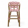 chaise pour bébé de terrasse restaurant Bistromania tressage rouge blanc extérieur ALMA