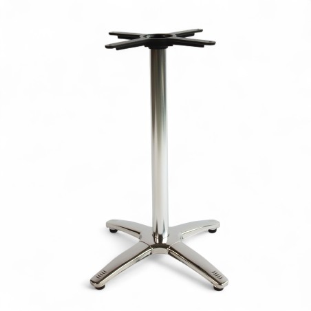 pied de table bistrot NANCY en Aluminium argenté 4 branches pattes de lion. Pied de table central bistrot café parisien pied de table bistrot NANCY en Aluminium argenté 4 branches pattes de lion. Pied de table central bistrot café parisien