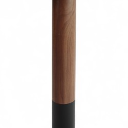 Pied de table de bistro PASSY noir et bois base ronde