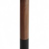 Pied de table de bistro PASSY noir et bois base ronde