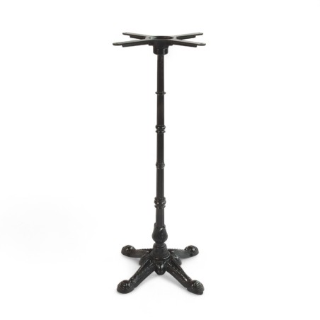 pied de table haut BISTROT en fonte noir 4 branches pied de table haut BISTROT en fonte noir 4 branches