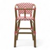 chaise pour bébé de terrasse restaurant Bistromania tressage rose blanc extérieur RIVOLI