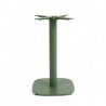 Pied de table PASSY Vert Base carrée - Coins arrondis