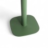 Pied de table PASSY Vert Base carrée - Coins arrondis