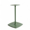Pied de table design FLORA Vert Base carrée - Côtés arrondis