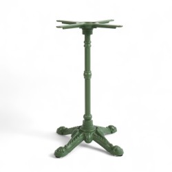 Pied de table BISTROT - Vert - 4 Branches Bistromania pied en fonte