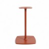 Pied de table FLORA couleur Terracotta - Base carrée, côtés arrondis. Pieds de table en fonte, Bistromania