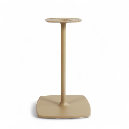 Pied de table couleur beige modèle FLORA, pied de table en fonte Bistromania