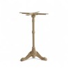 Pied de table couleur taupe modèle BISTROT, pied de table 3 branches en fonte Bistromania