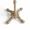 Pied de table BISTROT couleur taupe, pied de table 4 branches en fonte Bistromania