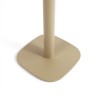 Pied de table couleur beige modèle BISTROT, pied de table coins arrondis en fonte Bistromania