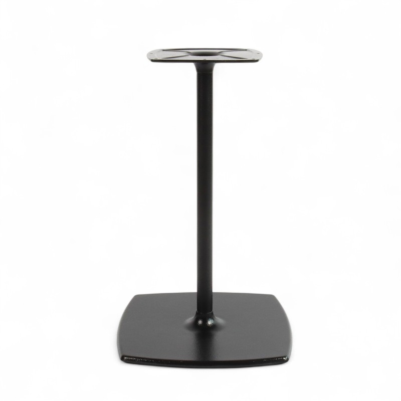Pied de table FLORA - Noir - Base carrée