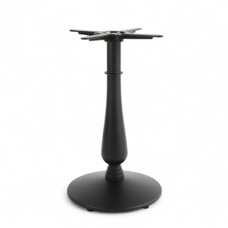 pied de table Venise noir base en fonte ronde. pied de table Venise noir base en fonte ronde.