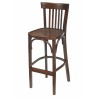 chaise de bar bistrot châtelet bois foncé. Chaise haute en bois bistrot paris