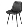 chaise de salle restaurant oxford chr professionnelle en cuir noir