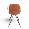 Fauteuil d'intérieur TUCSON - Similicuir Marron