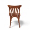 chaise de bistrot parisien en bois foncé HALLES esprit thonet chaise chr
