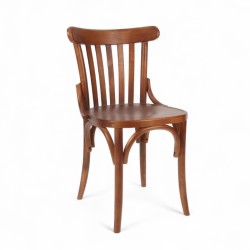 Chaise de bistrot CHATELET - Bois foncé